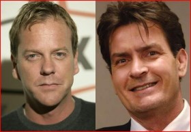 La classifica delle star più pagate dei telefilm: Kiefer Sutherland guadagna 550 mila dollari ad episodio, Charlie Sheen 875 mila