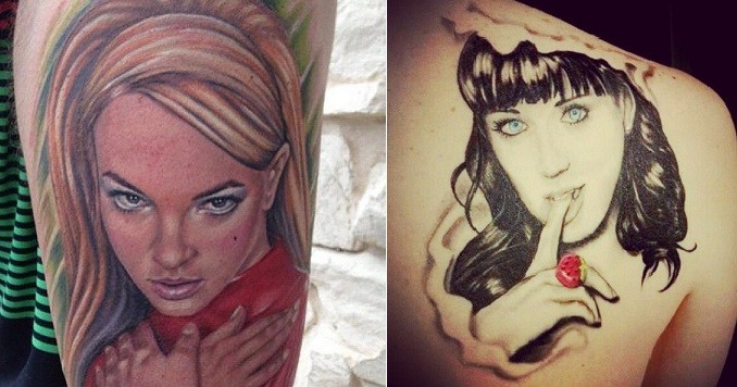 Tatuaggi dei cantanti sui fan