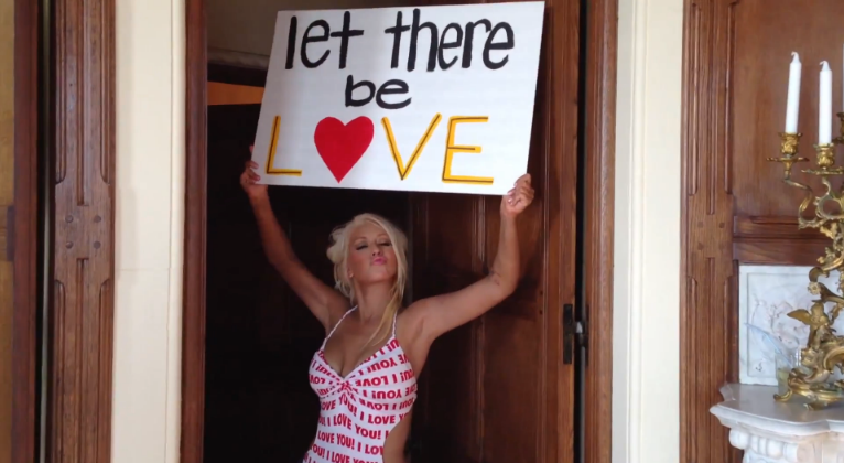 Christina Aguilera Let There Be Love video