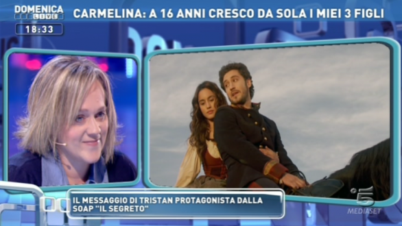 Domenica Live, Marziale contro la mamma 16enne dalla D’Urso (che mischia realtà e telenovela)