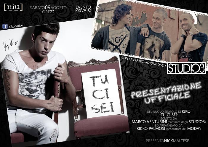 Studio 3, Marco Venturini firma il nuovo disco di Kiko