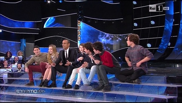Sanremo 2015, I Braccialetti Rossi sul palco dell’Ariston