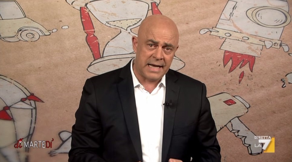 Maurizio Crozza a DiMartedì del 14 aprile 2015 (VIDEO)