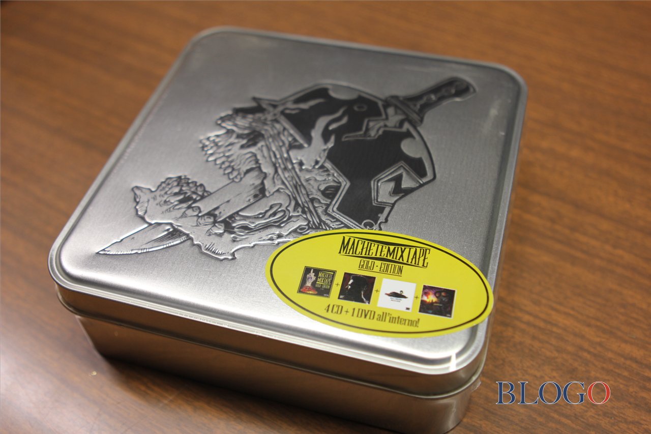 Machete Mixtape Gold Edition foto cofanetto unboxing