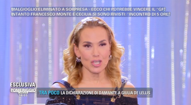 Barbara d’Urso sul ritorno di Cecilia Rodriguez nell’armadio del Gf Vip: “Io non ci sarei rientrata, ma io ho esperienza, curriculum e un lavoro”