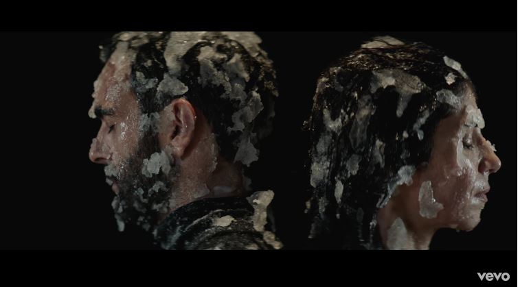 Giorgia e Marco Mengoni, Come neve: testo e video ufficiale