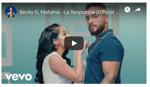 Becky G e Maluma, La respuesta: testo, traduzione e video ufficiale