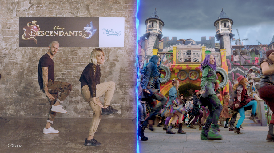 Descendants 3, il dance tutorial di Veronica Peparini e Andreas Muller sulle note di Good to be bad (Anteprima Tvblog)