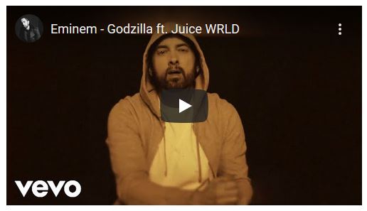 Eminem featuring Juice WRLD, Godzilla: il duetto postumo con il rapper tratto da “Music to Be Murdered By”