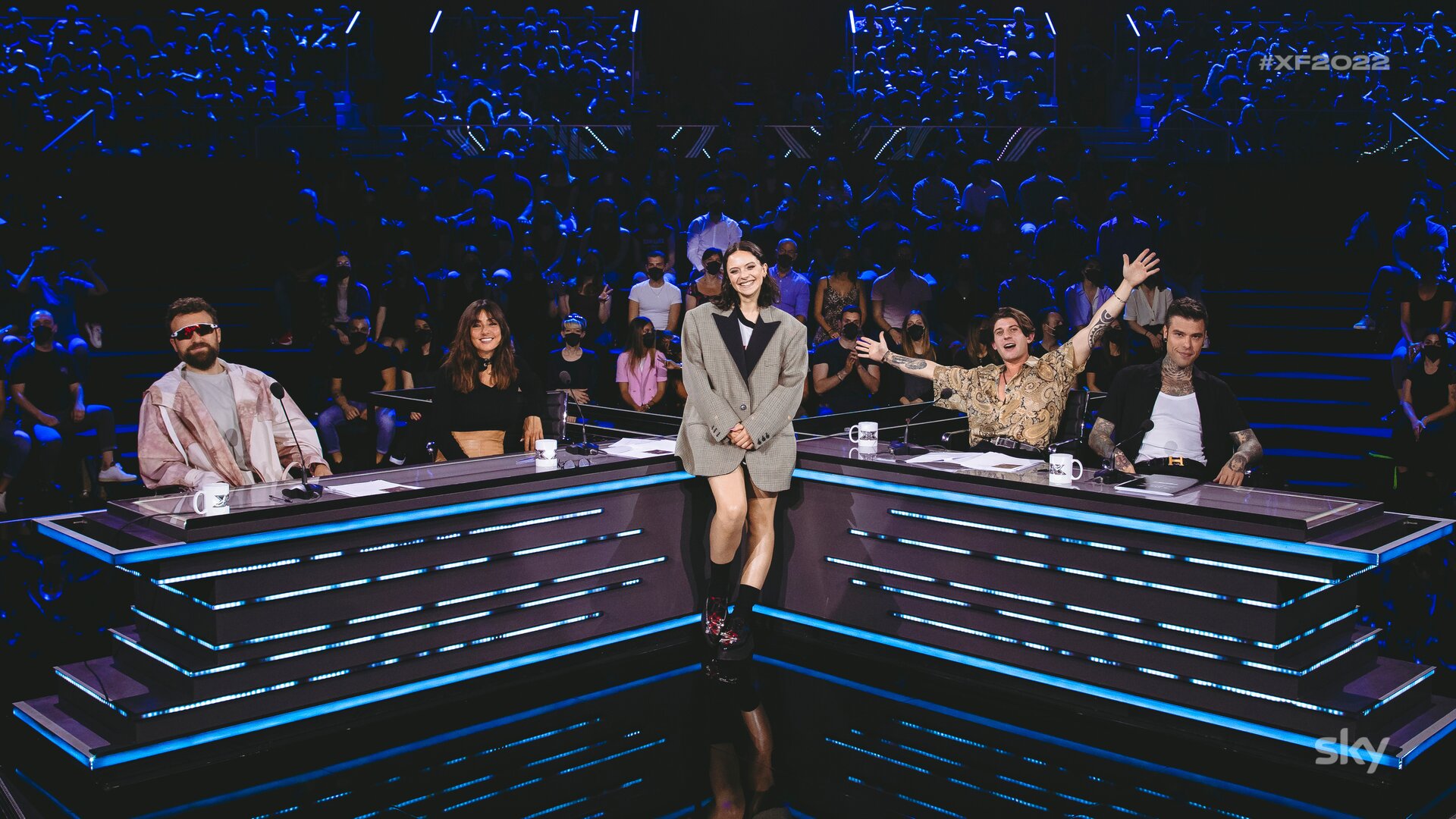 X Factor 2022: la conferenza stampa di presentazione dei Live. Le dichiarazioni di Francesca Michielin, Fedez, Ambra Angiolini, Dargen D’Amico e Rkomi