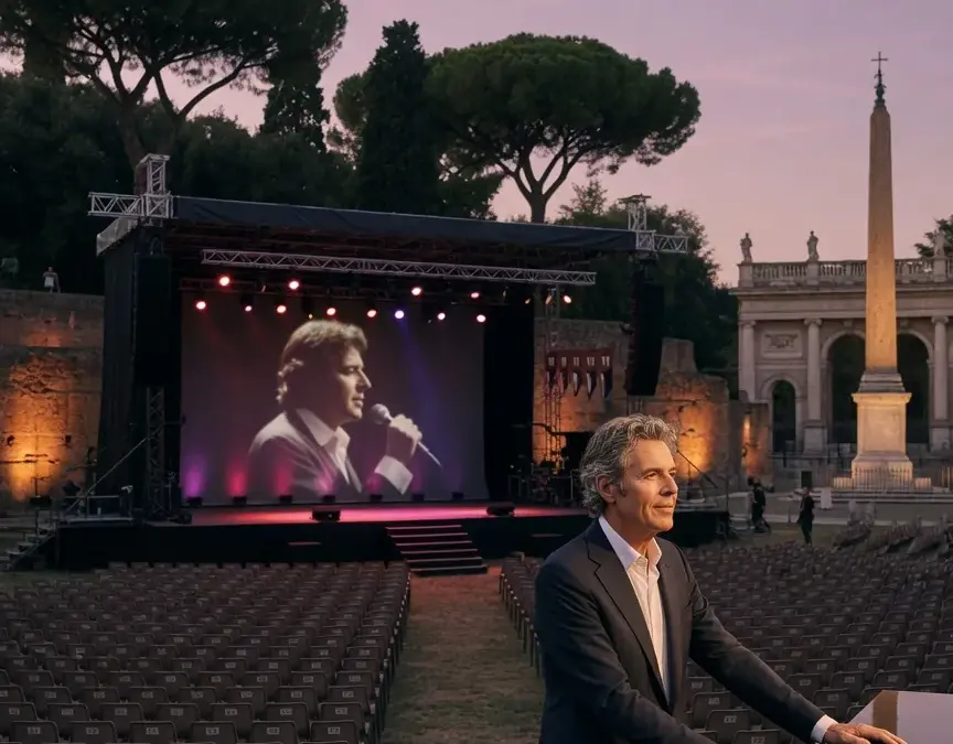 Claudio Baglioni incanta Roma: sette concerti in Piazza di Siena